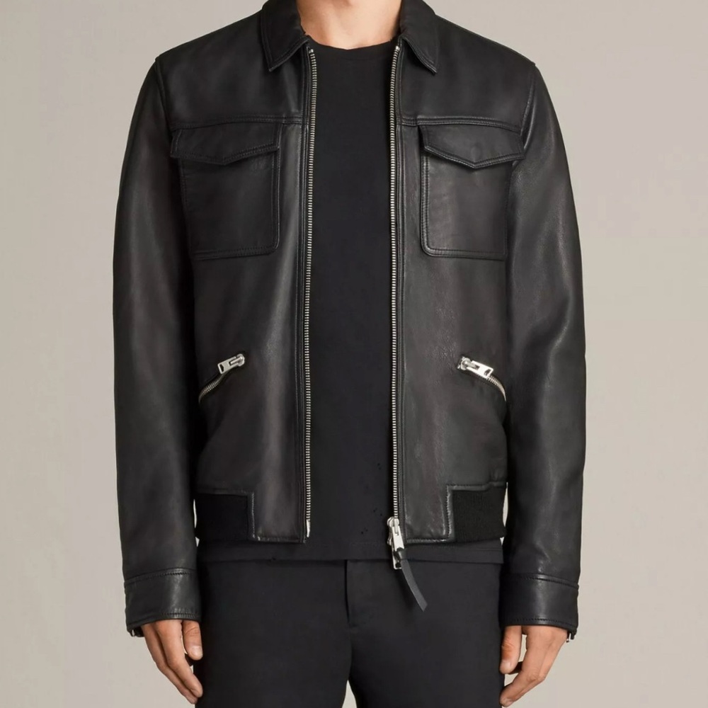 All Saints Lamb Hester Leather Jacket